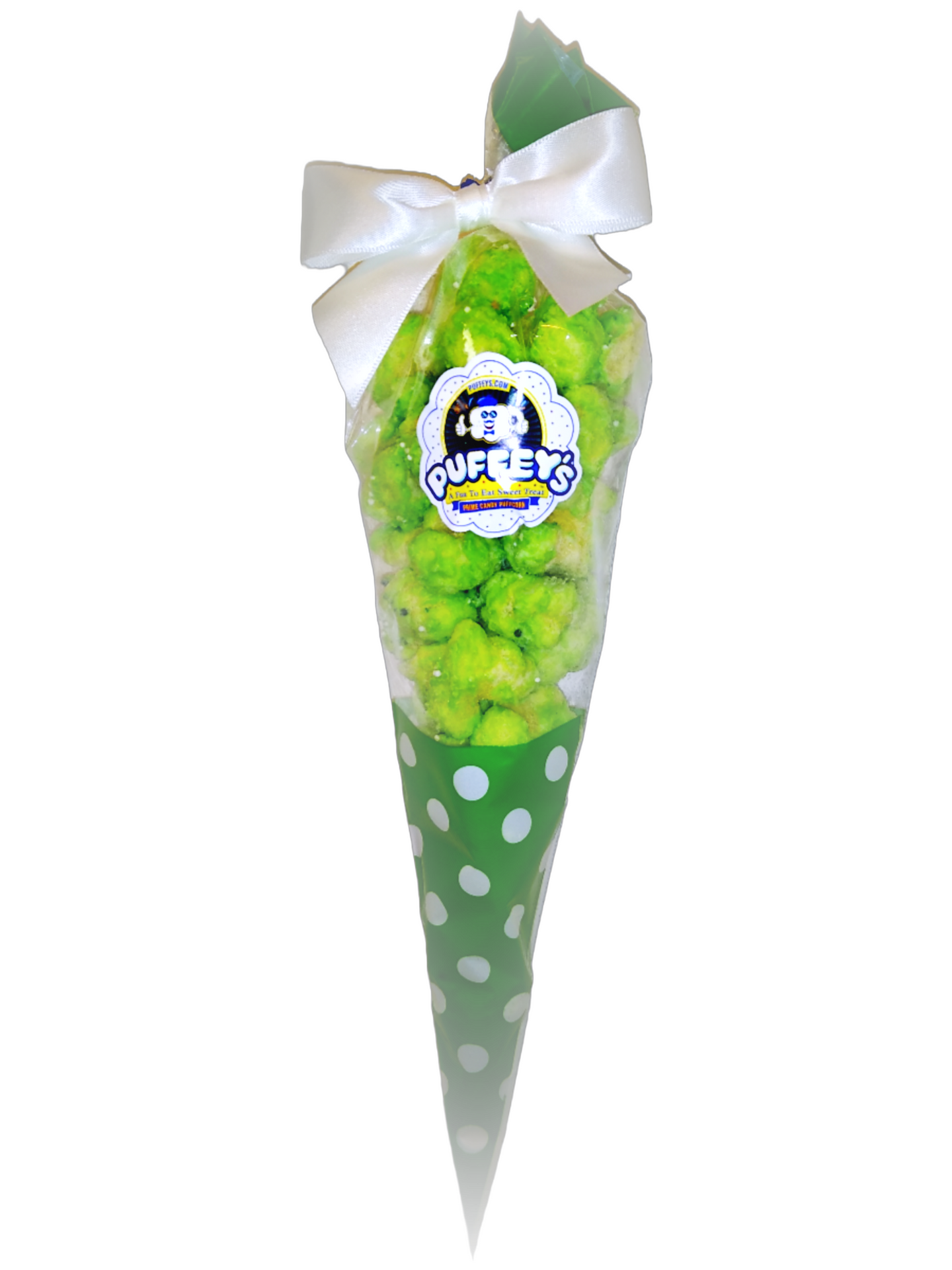 Green Apple Puff-YUMS!  - Gift Cones (8)