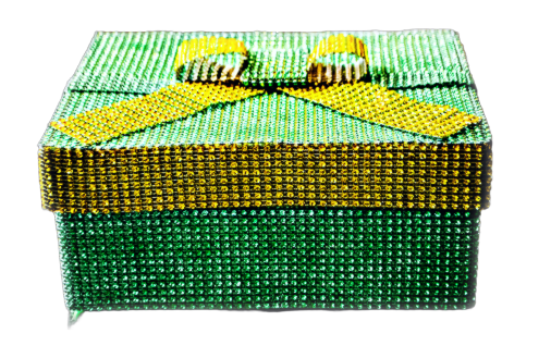 Green-Apple Sparkle Gift Box